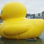 Giant yellow rubber duck