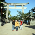 Itsukushima Shrine stone torii