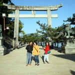 Itsukushima Shrine stone torii